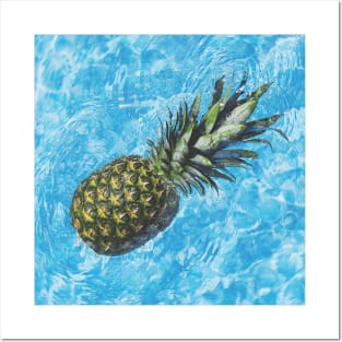 Summer Pineapple Float Posters and Art